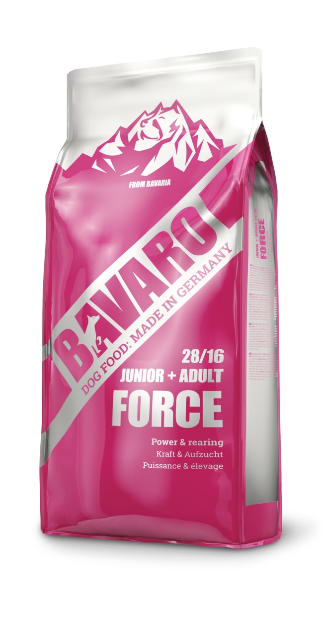 Bavaro force 28/16 pašaras aktyviems šunims, 18 kg