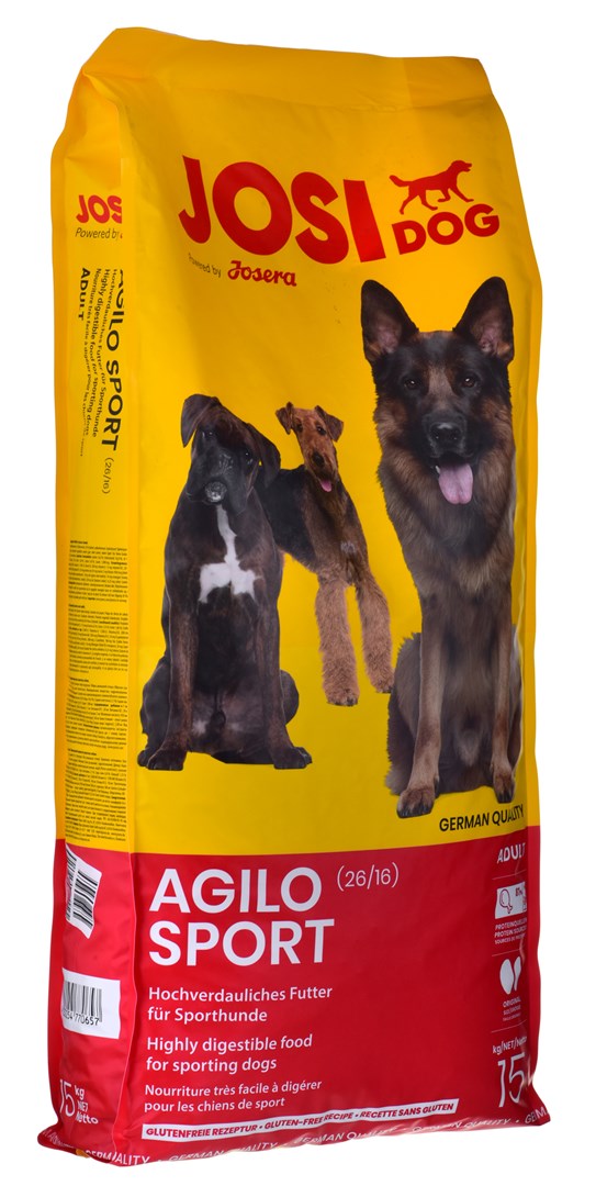Josera josidog agilo sport su paukštiena ir ryžiais, 15 kg
