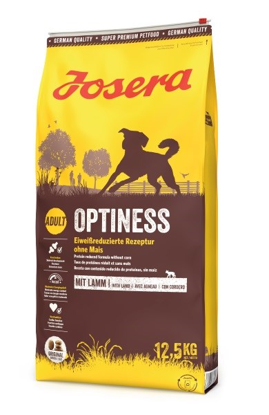 Josera optiness suaugusiems šunims su ėriena, 12,5 kg