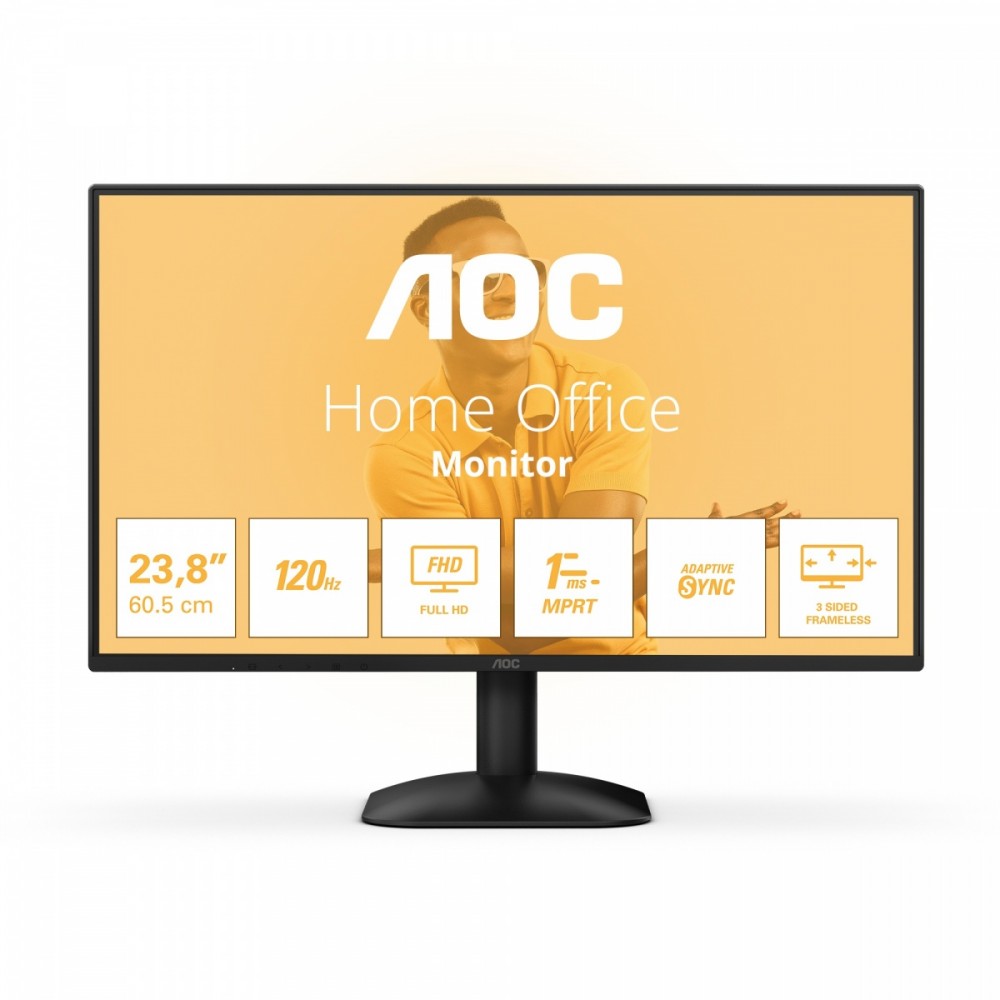 Monitorius „aoc international“ 24b31h monitorius, 23,8 colio, ips, fhd, 120 hz