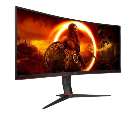 Monitorius aoc cu34g2xp/bk 34inch 3440x1440 va, 34