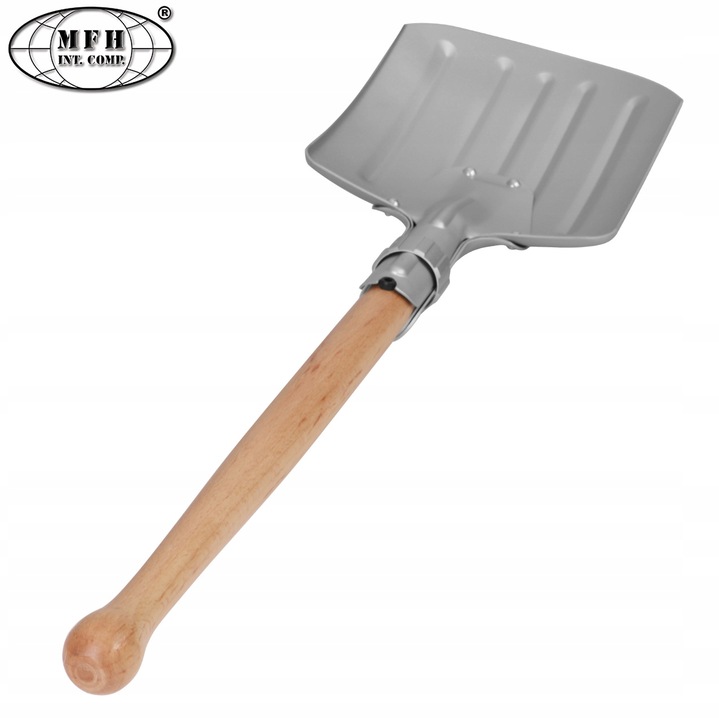 MFH Sniego kastuvas su medine rankena, ilgis 74 cm
