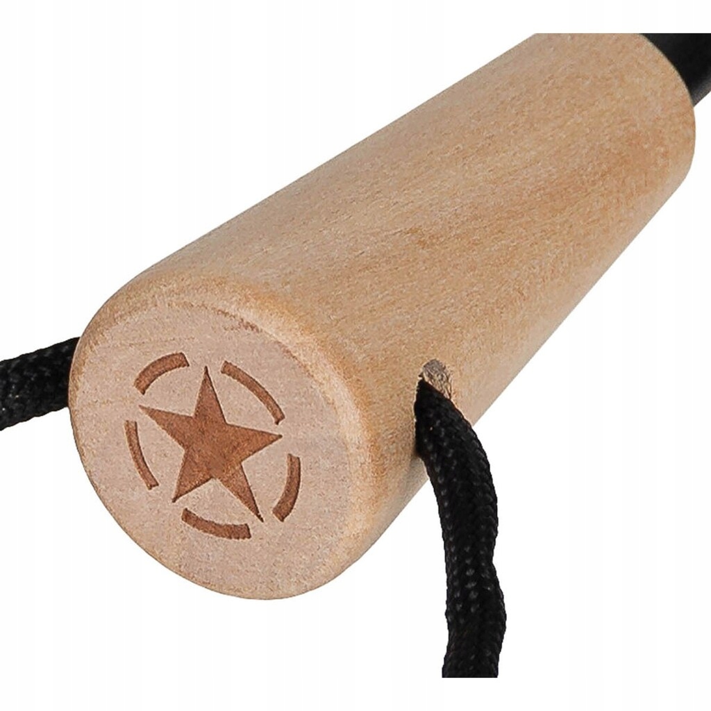 MFH Turistinė ugnies skeltuvė Essential, su medine rankena, 12 cm