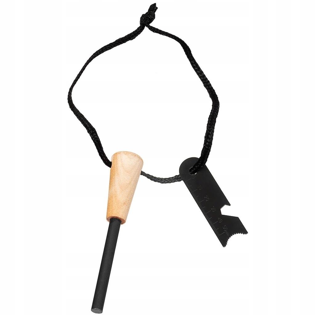 MFH Turistinė ugnies skeltuvė Essential, su medine rankena, 12 cm