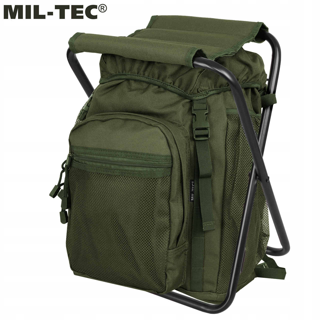 Kuprinė ir kėdė 2-in-1 Mil-Tec, olive