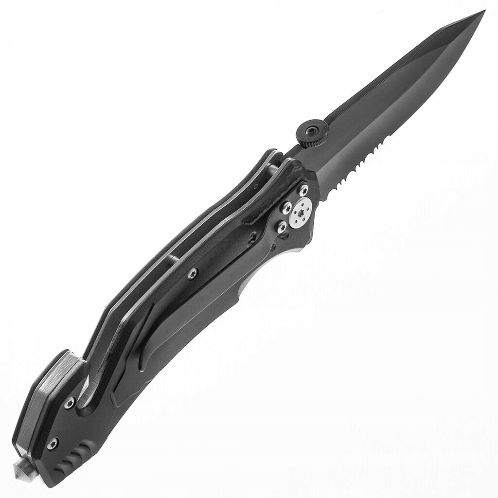 Gelbėjimo peilis Mil-Tec Tanto Fire Brigade 20 cm, juoda