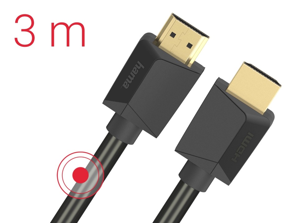 Hdmi laidas hama 002052430000, hdmi, 3 m