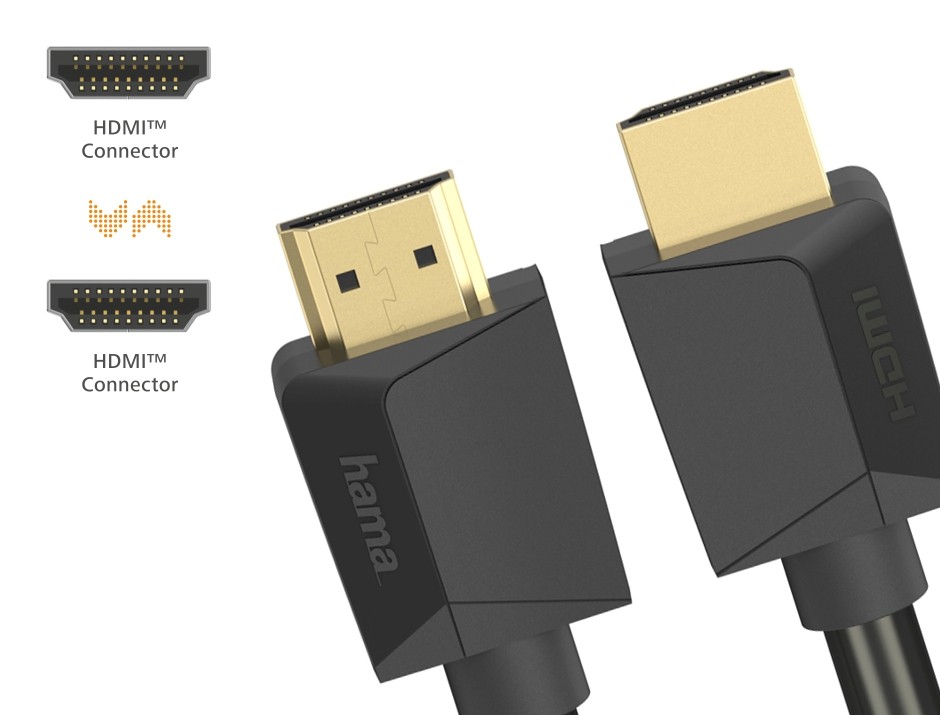Hdmi laidas hama 002052420000, hdmi, 2 m