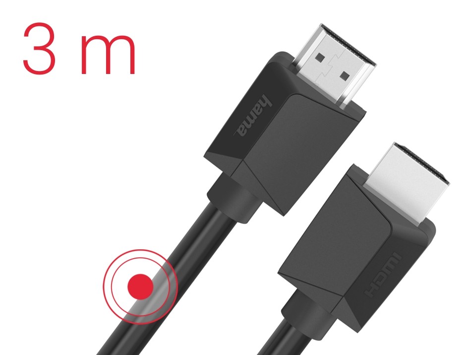 Hdmi laidas hama, hdmi, 3 m