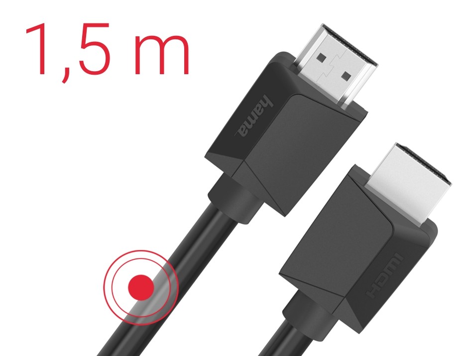 Hdmi laidas hama 002007020000, hdmi, 1.5 m