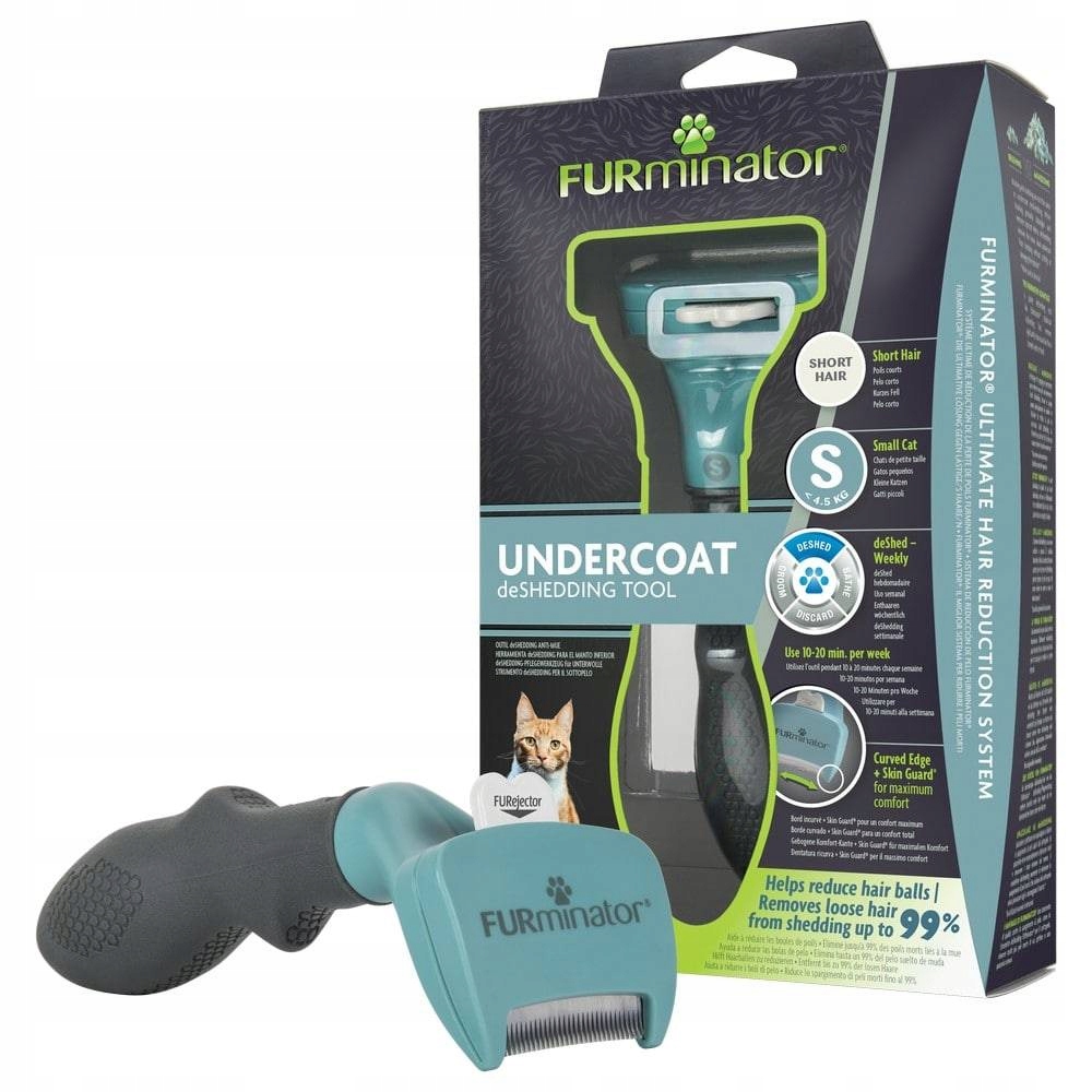 Furminatorius Undercoat deShedding trumpaplaukėms katėms, S