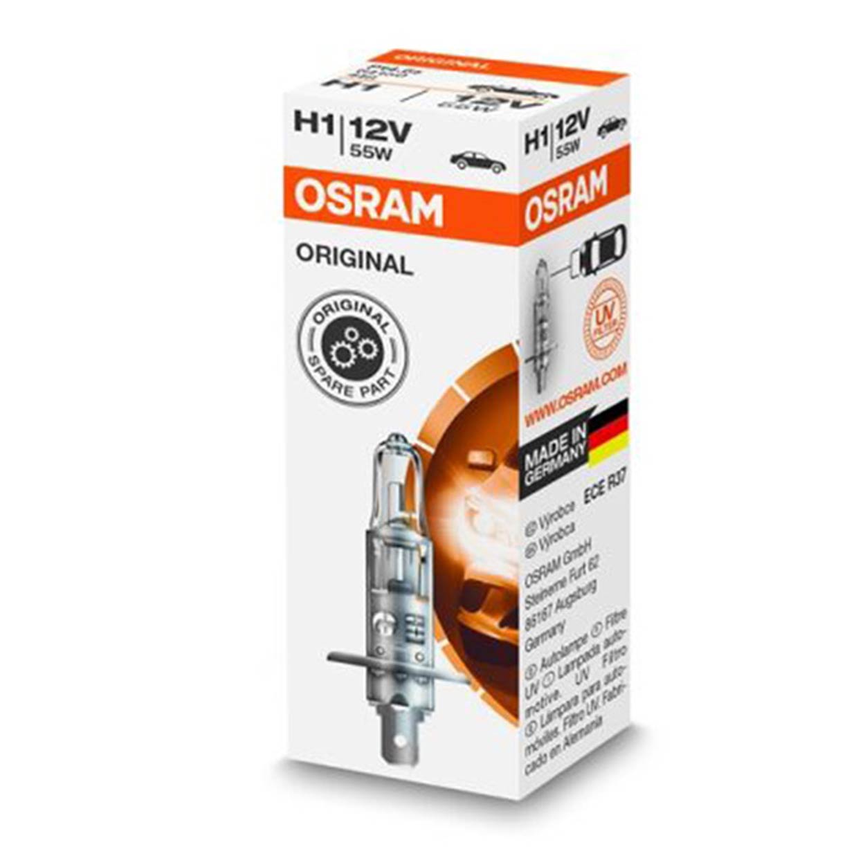 Automobilinė lemputė Osram Original Line H1, 1 vnt., x 1vnt.
