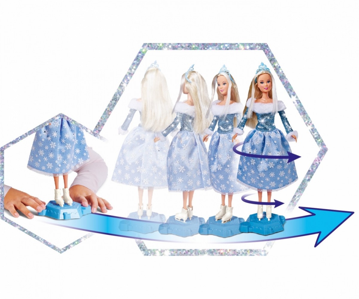 Lėlių princesių rinkinys su vienaragiu steffi love ir priedais simba