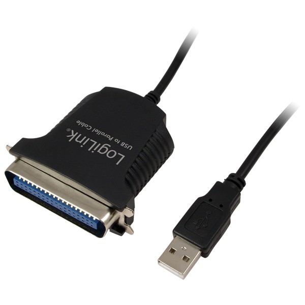 Kompiuterio laidas logilink au0003c lpt į usb 2.0 kabelis-adapteris