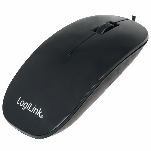 Optinė pelė logilink id0063, juoda