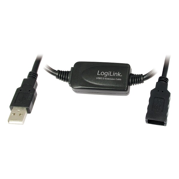 Kompiuterio laidas logilink usb 2.0 repeater cable 10m