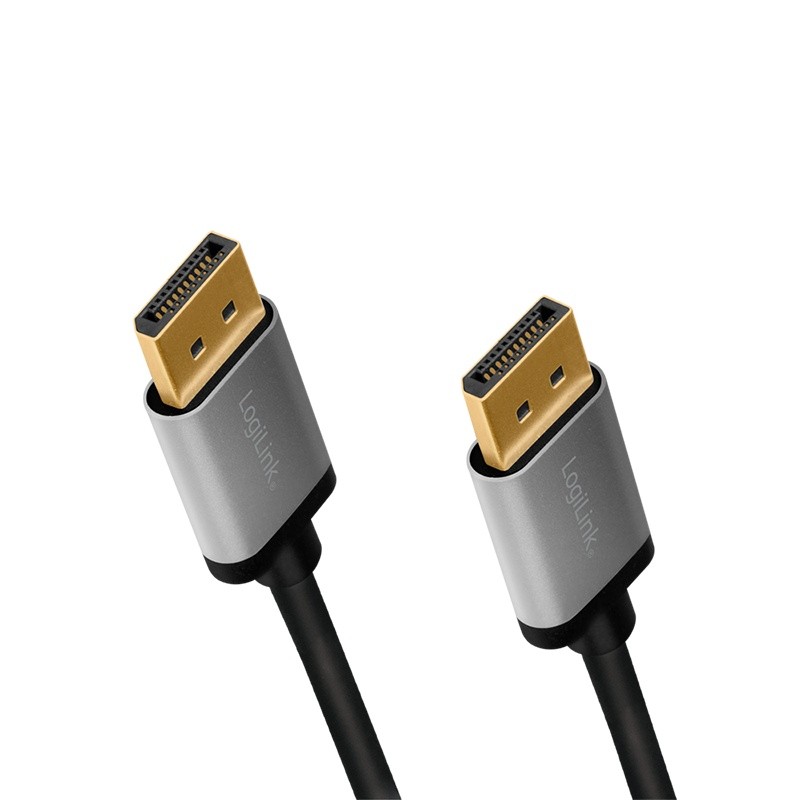 Hdmi Laidas Logilink „Displayport“ Kabelis, 4K / 60 Hz, Dp / M Iki Dp / M, Aliuminio, 2 M