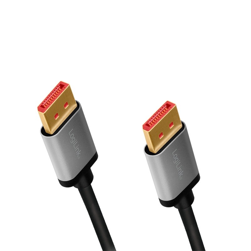 Hdmi laidas logilink displayport kabelis 8k / 60 hz, dp / m iki dp / m, alu. 1m