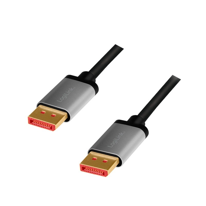 Hdmi laidas logilink displayport kabelis 8k / 60 hz, dp / m iki dp / m, alu. 1m