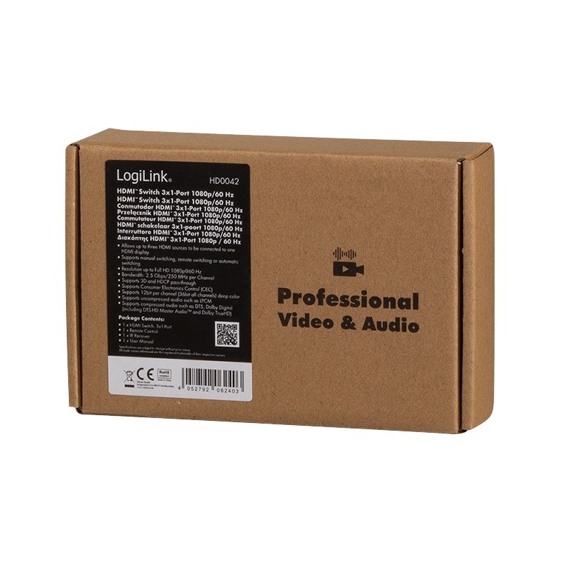 Priedas logilink, hdmi