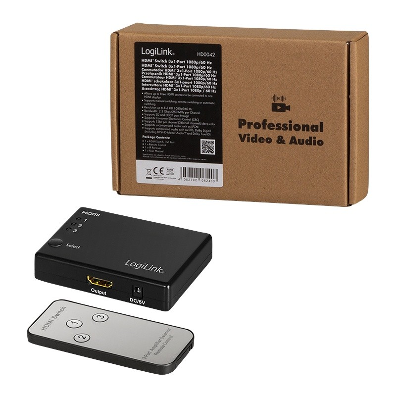 Priedas logilink, hdmi