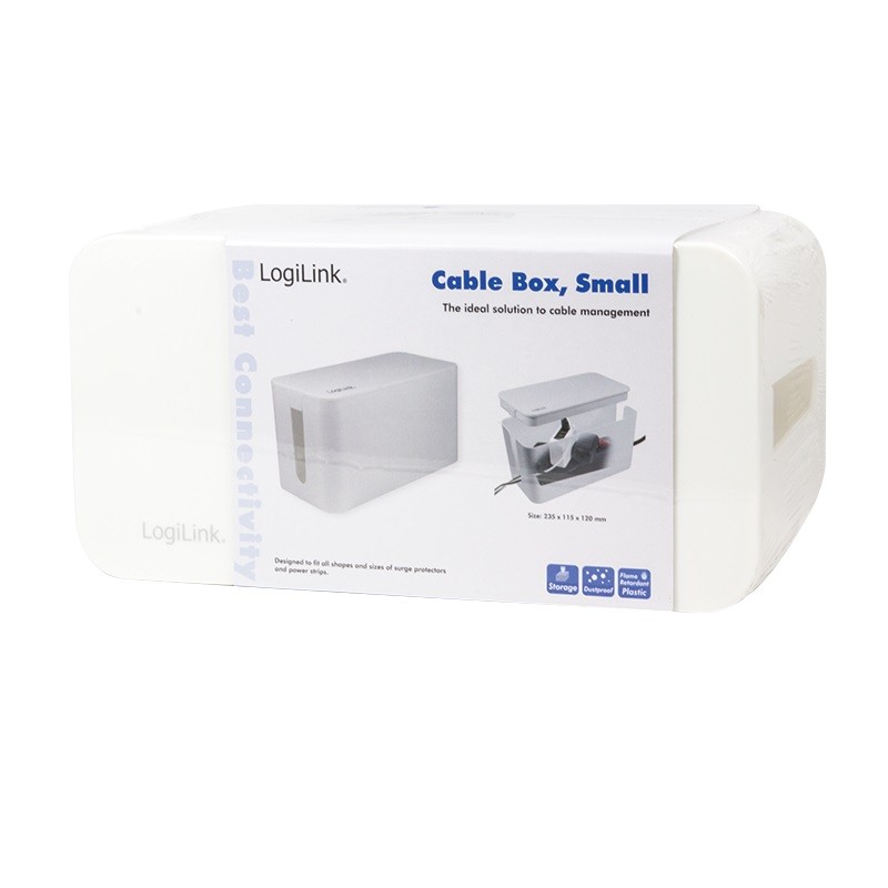 Priedas logilink kabelių dėžutė kab0061, 235x115x120 mm