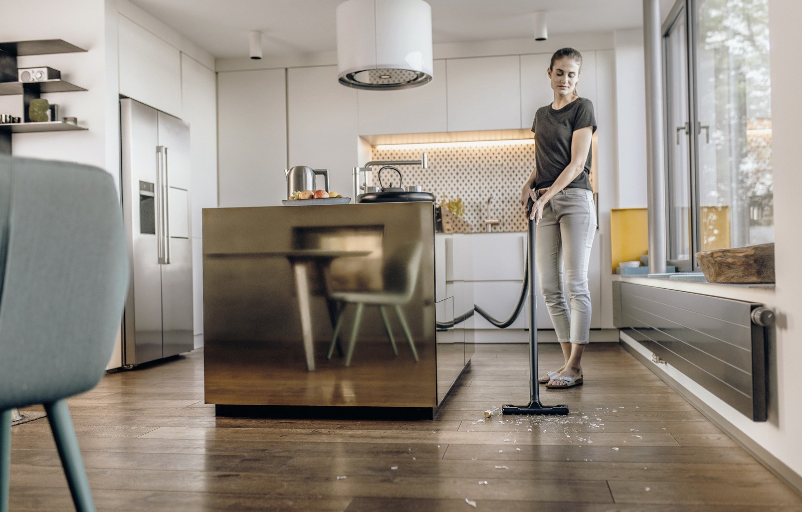 Dulkių siurblys karcher wd1 1000w 12 l