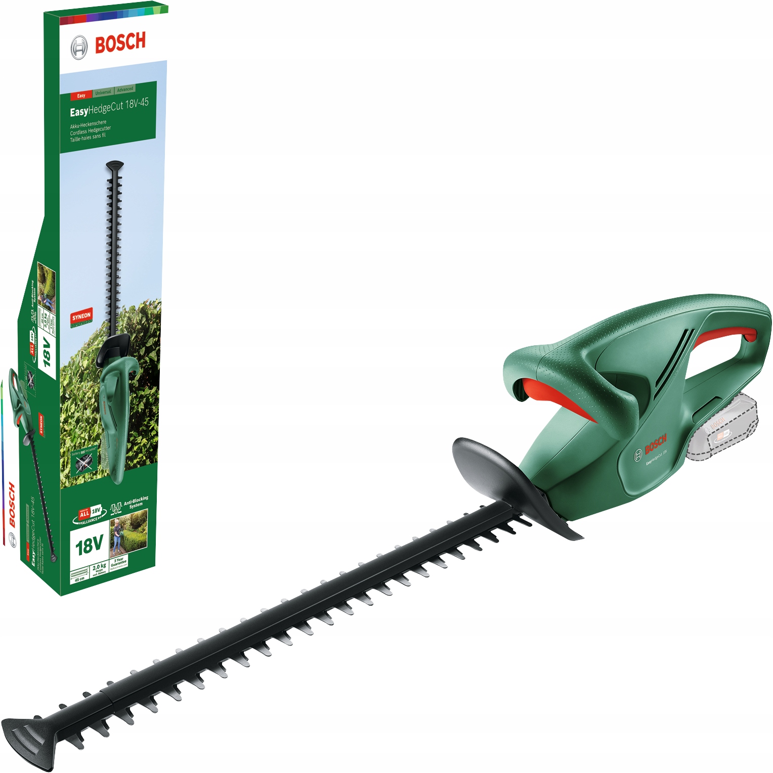 Akumuliatorinės gyvatvorių žirklės Bosch 0600849H03