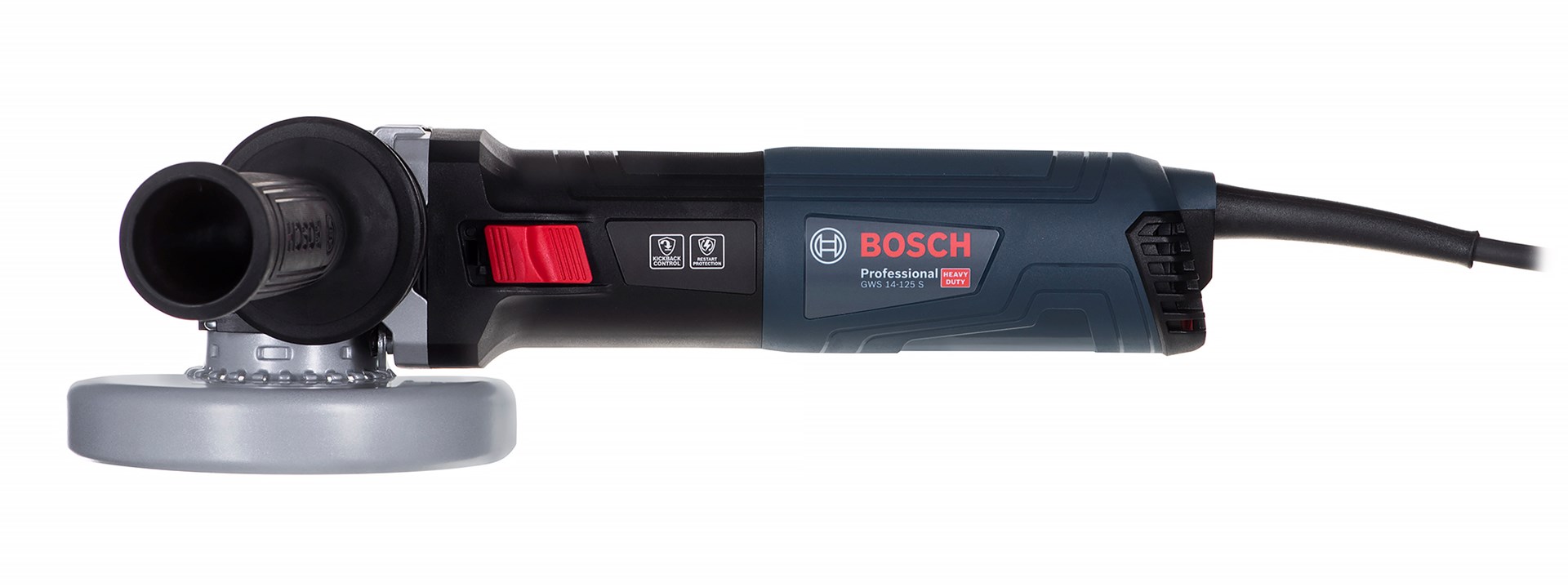 Elektrinis kampinis šlifuoklis Bosch GWS 14-125 S, 1400 W