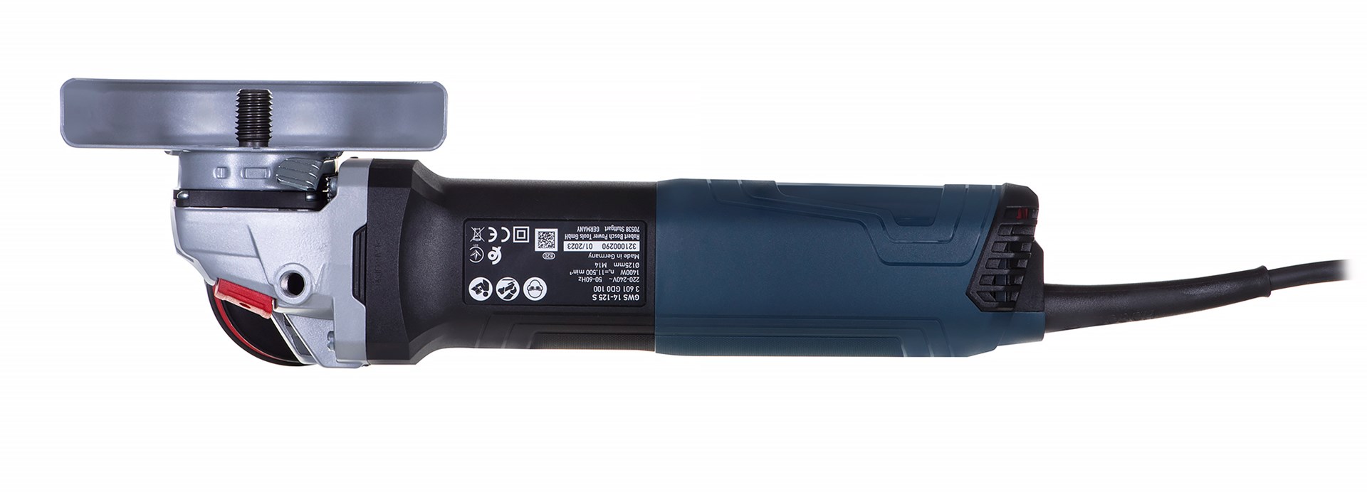 Elektrinis kampinis šlifuoklis Bosch GWS 14-125 S, 1400 W