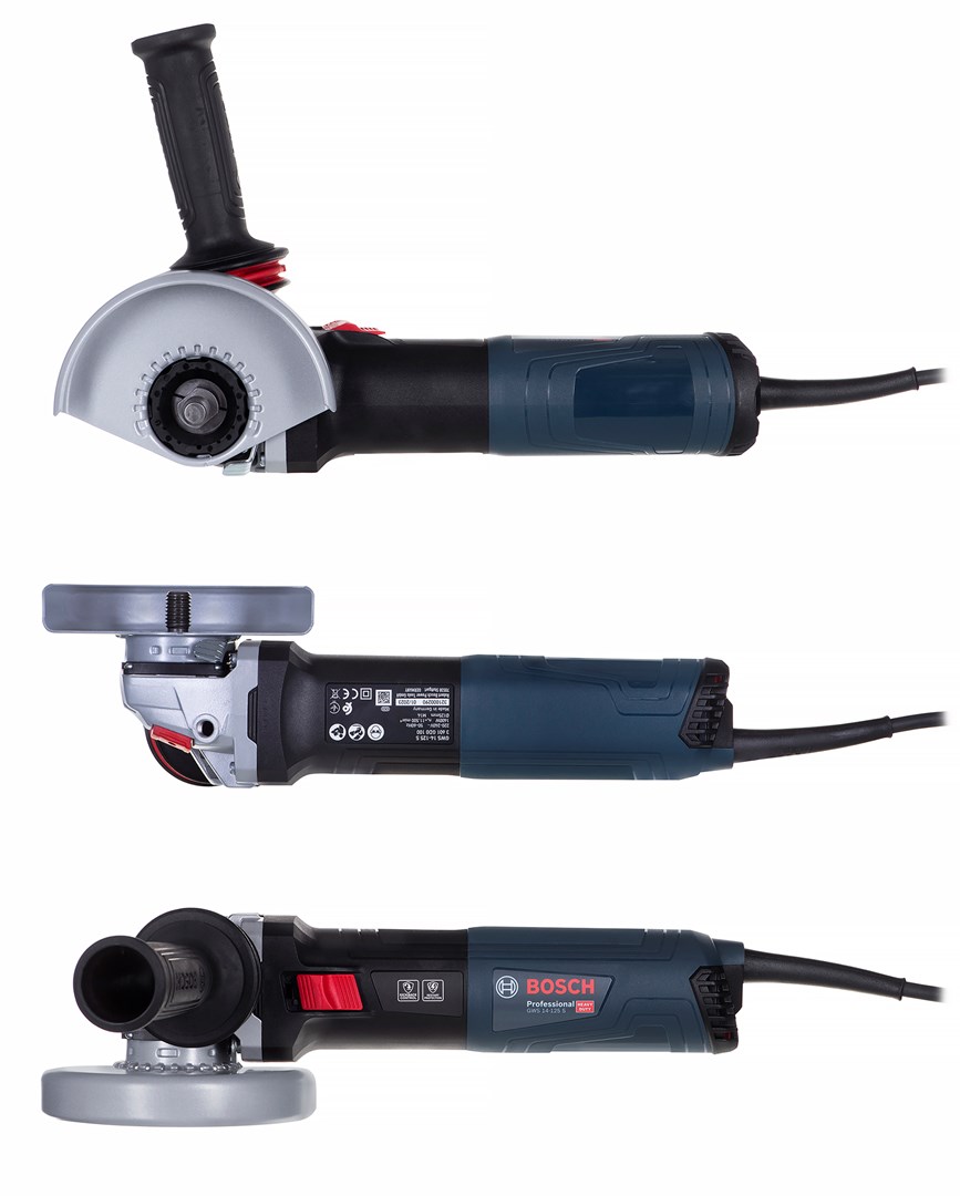 Elektrinis kampinis šlifuoklis Bosch GWS 14-125 S, 1400 W
