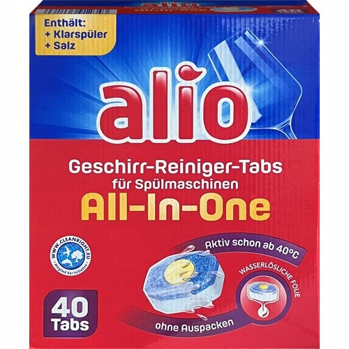 Alio all in one indaplovės kapsulės, 40 vnt