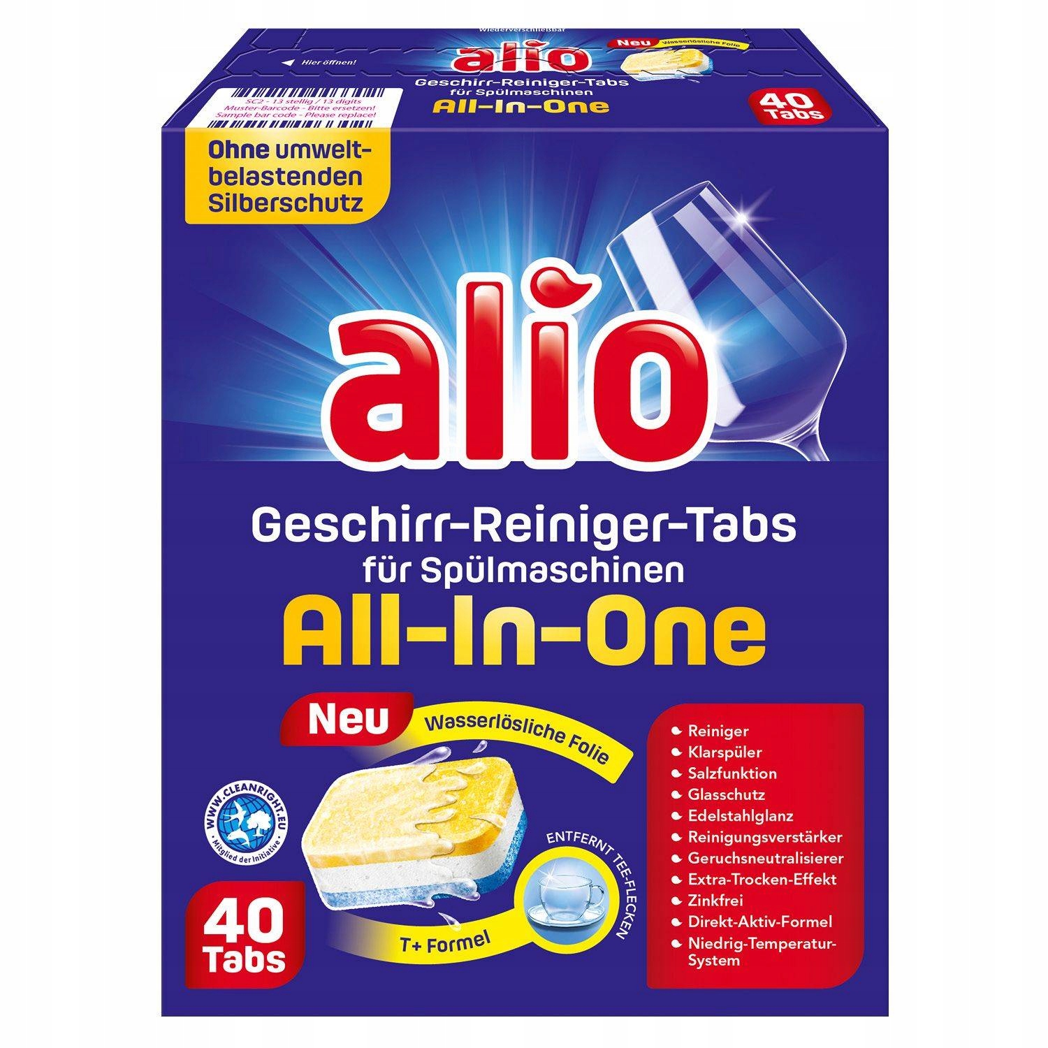 Alio all in one indaplovės kapsulės, 40 vnt