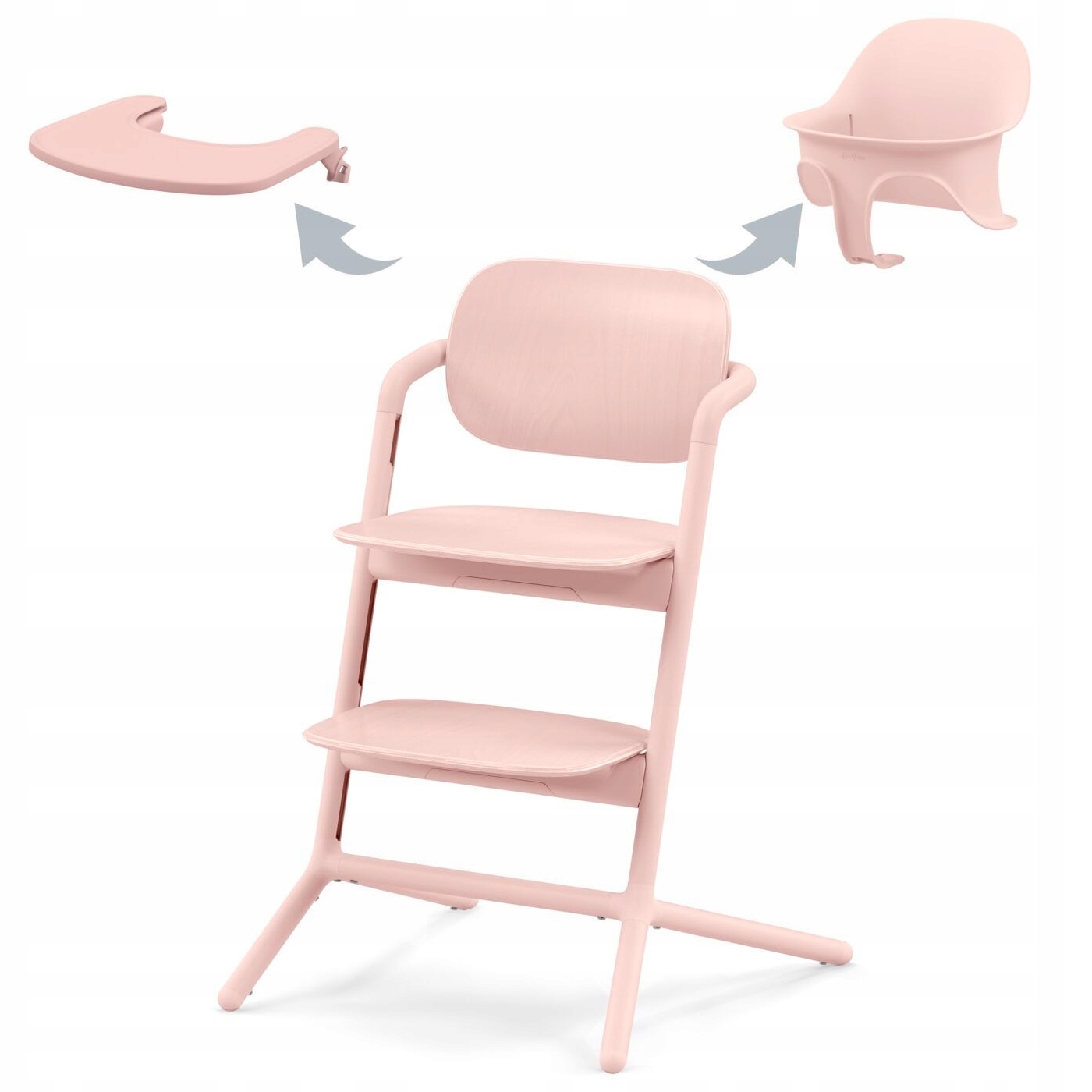 Cybex daugiafunkcinė maitinimo kėdutė Lemo 3in1 Set, pearl pink