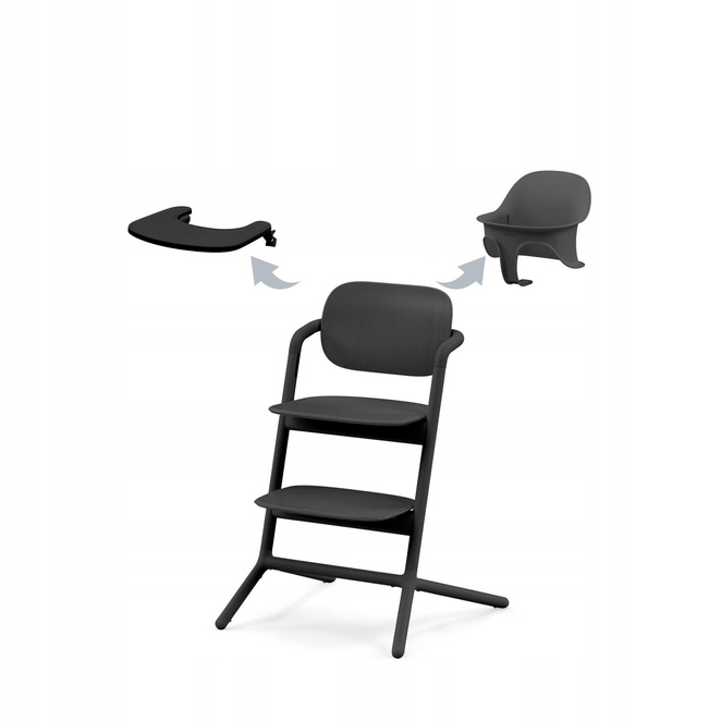 Cybex daugiafunkcinė maitinimo kėdutė Lemo 3in1 Set, stunning black