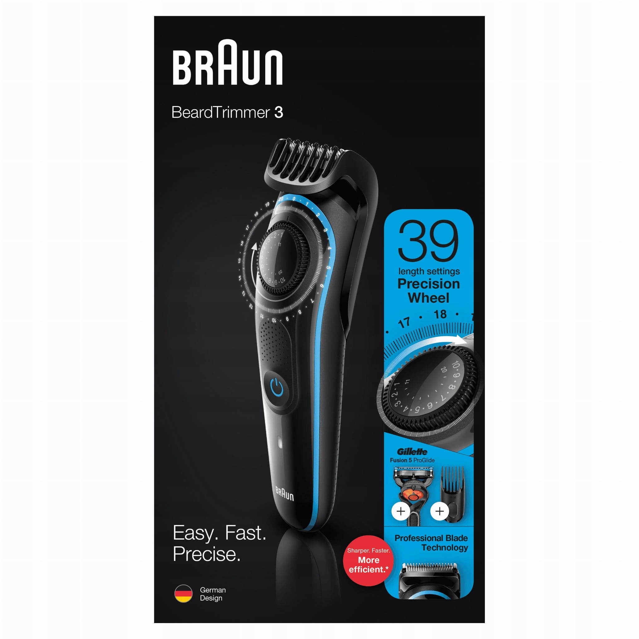 "Braun Precision Beard Trimmer BT3240" barzdos skustuvas