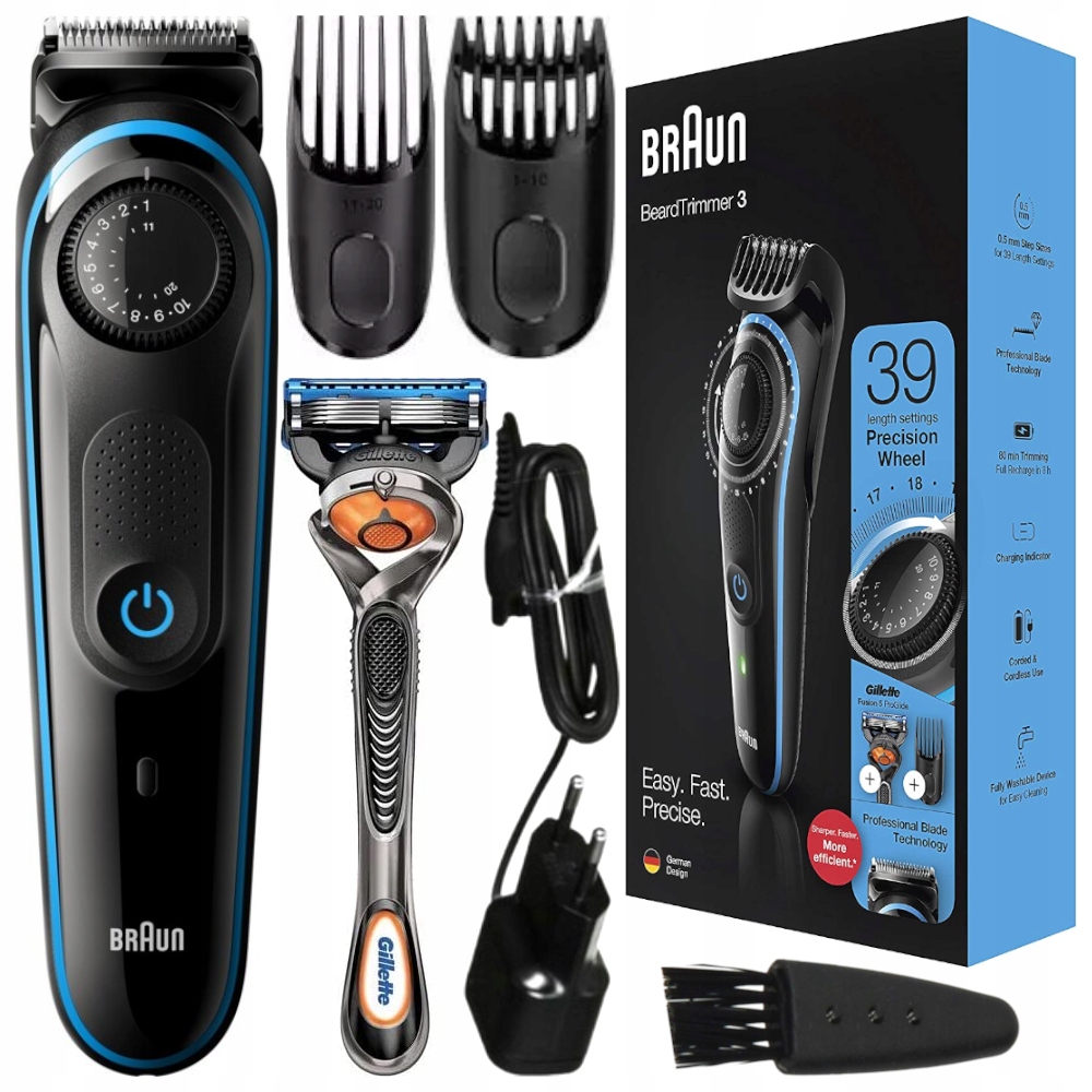 "Braun Precision Beard Trimmer BT3240" barzdos skustuvas