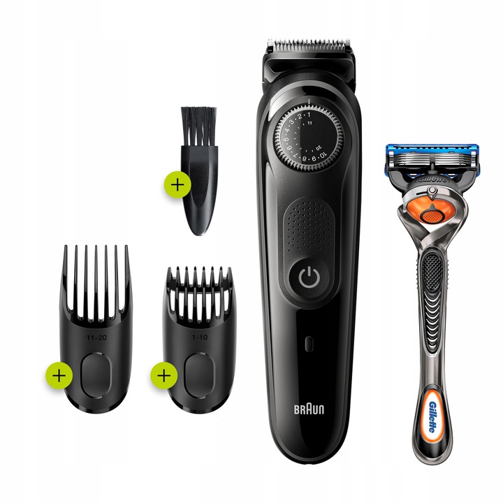 BRAUN barzdos kirptuvas BT3242 39 nustatymai