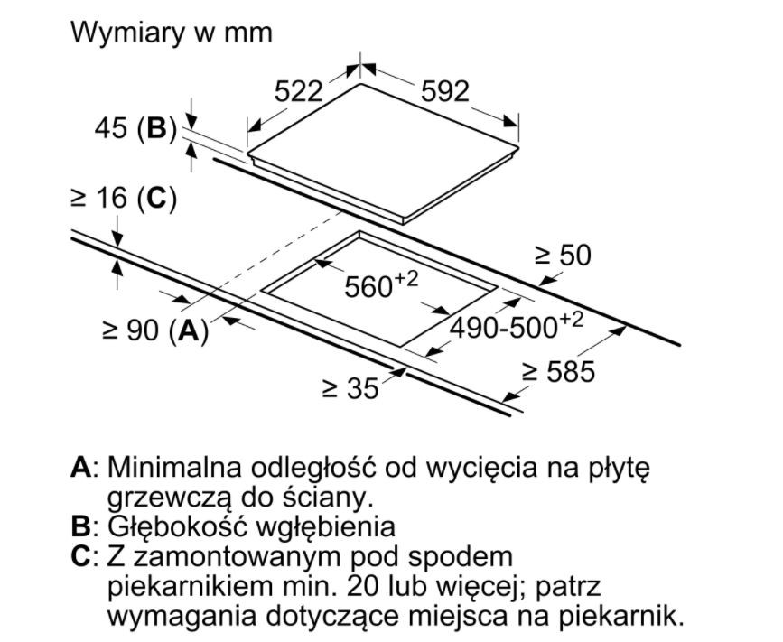 Keraminė kaitlentė bosch pke611fp2e