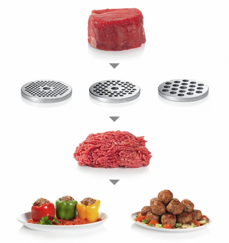 Mėsmalė meat grinder bosch mfw67440 (700 black)