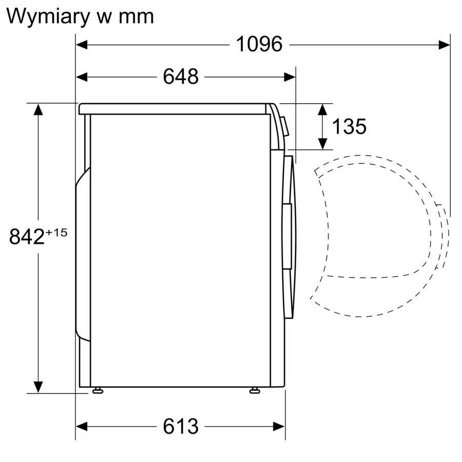 Džiovyklė bosch wqg233dkpl
