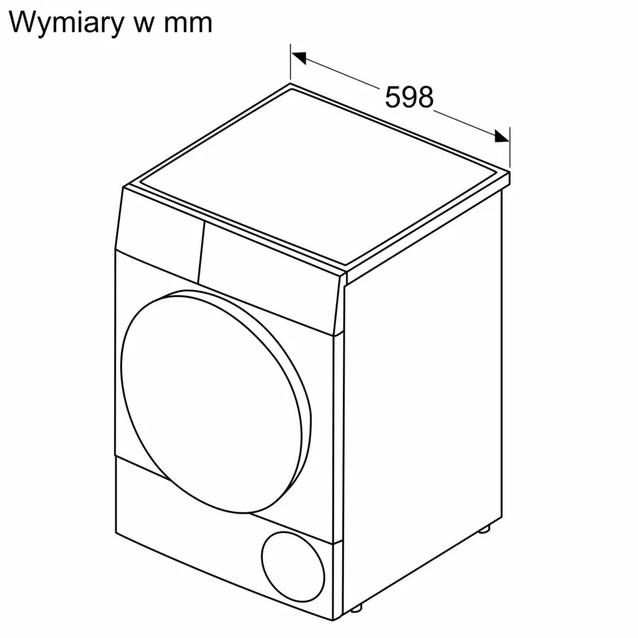 Džiovyklė bosch wqg233dkpl
