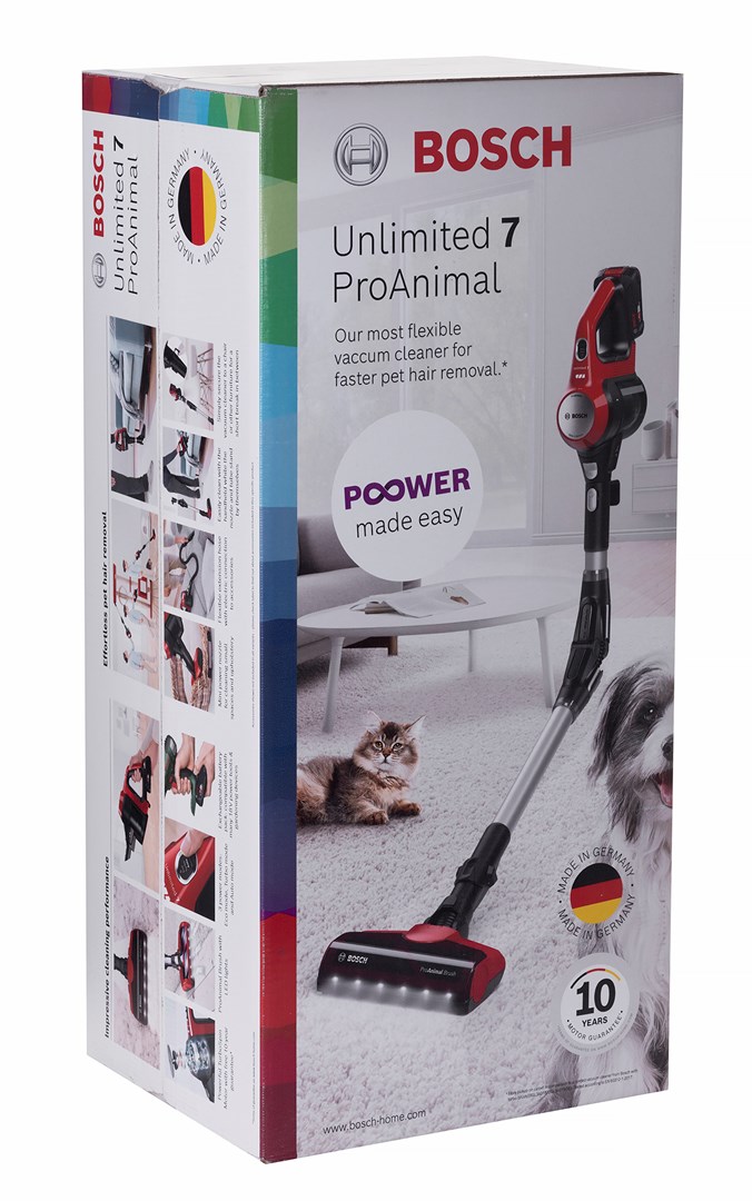 Dulkių siurblys - šluota bosch unlimited 7 proanimal bbs711anm