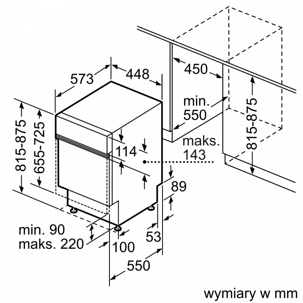 Indaplovė bosch spi6yms14e