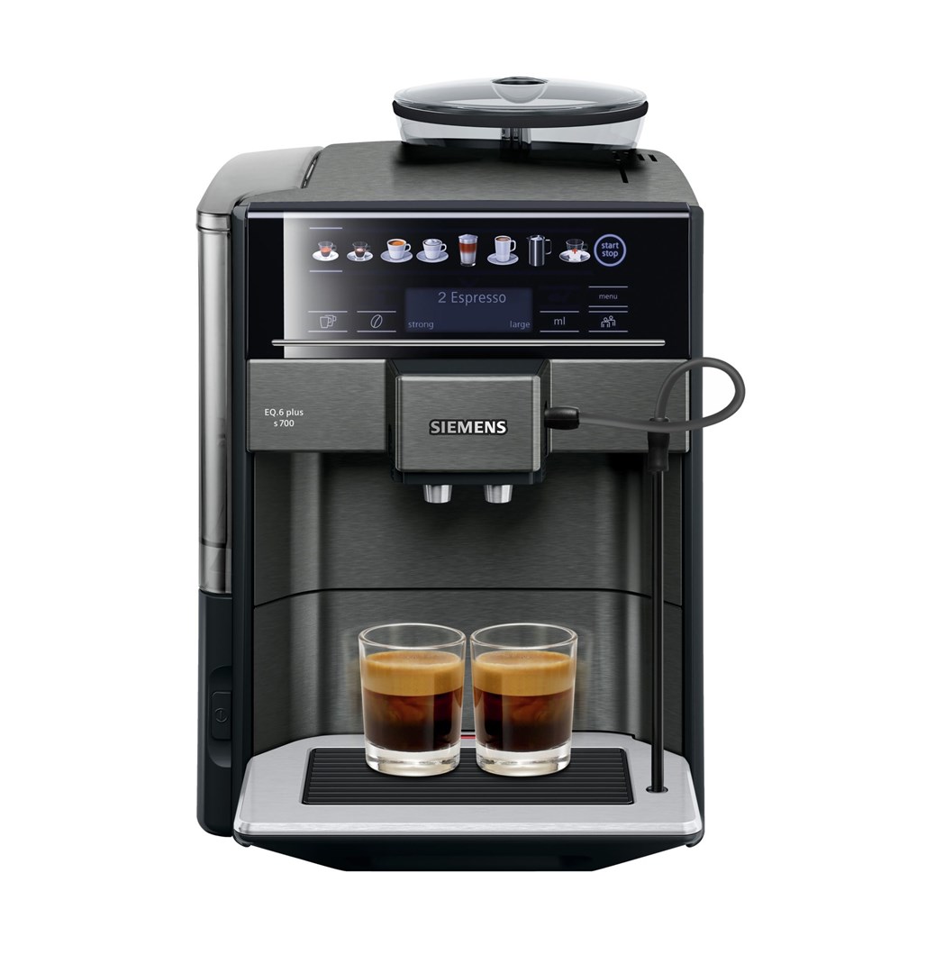 Automatinis kavos aparatas siemens te657319rw, su automatiniu pieno plakimu