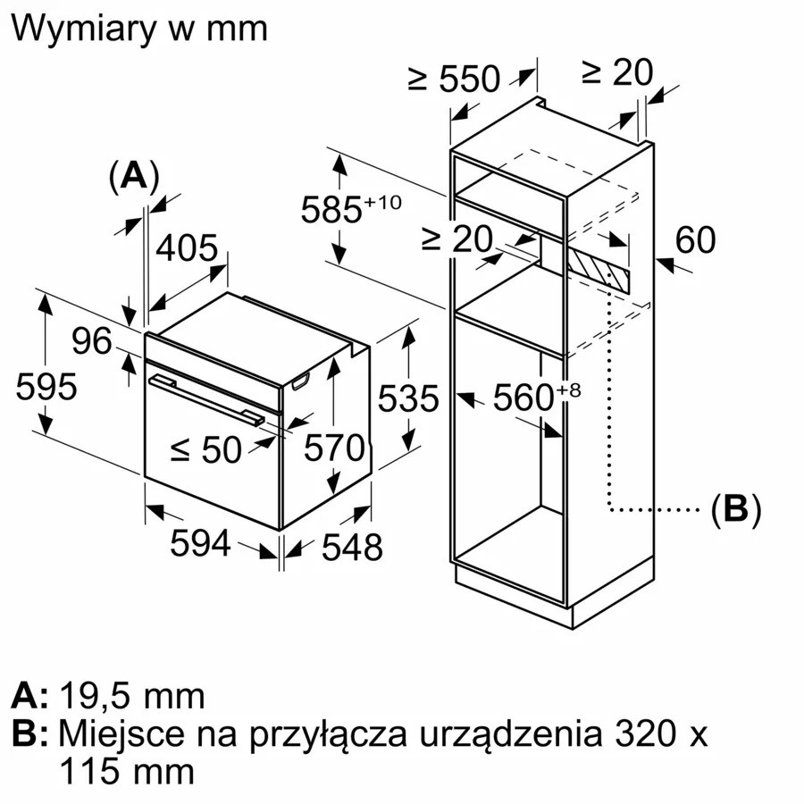 Orkaitė bosch serija 4 hba514bb3