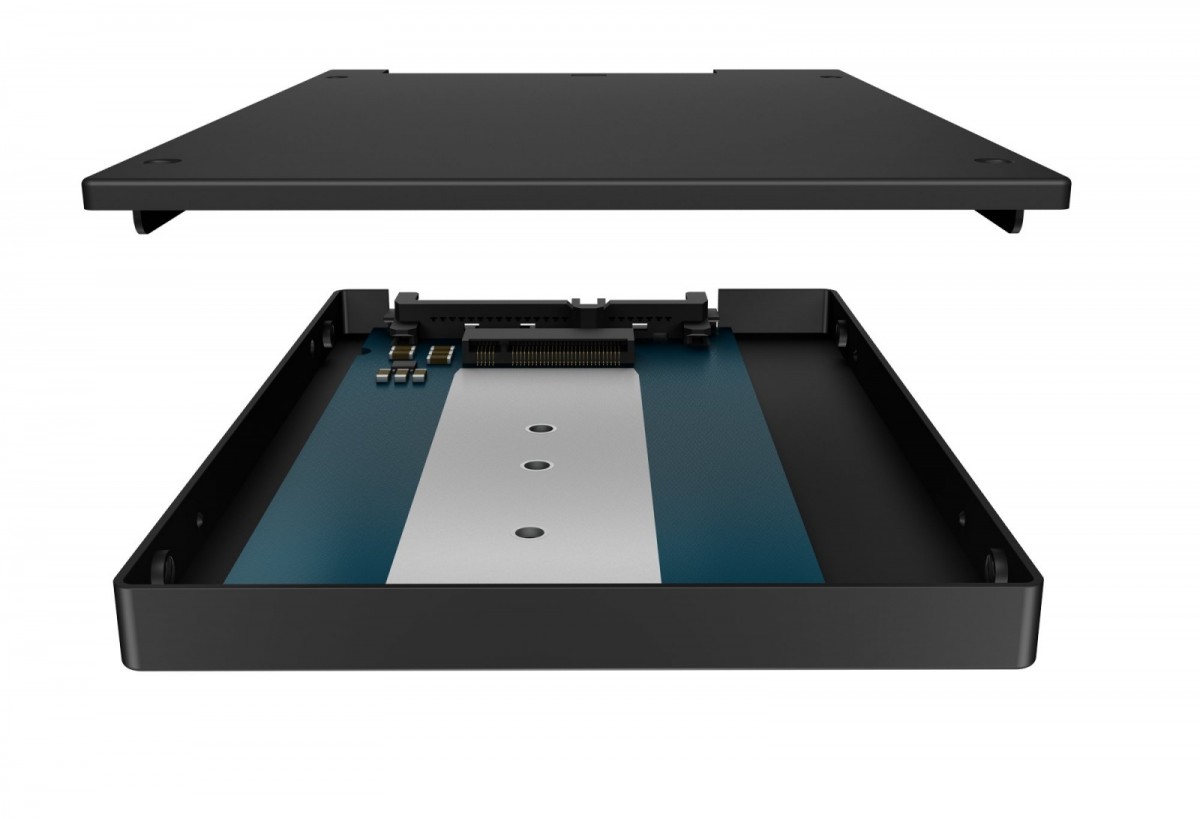 Išorinio kietojo disko dėklas icybox ib-m2s253