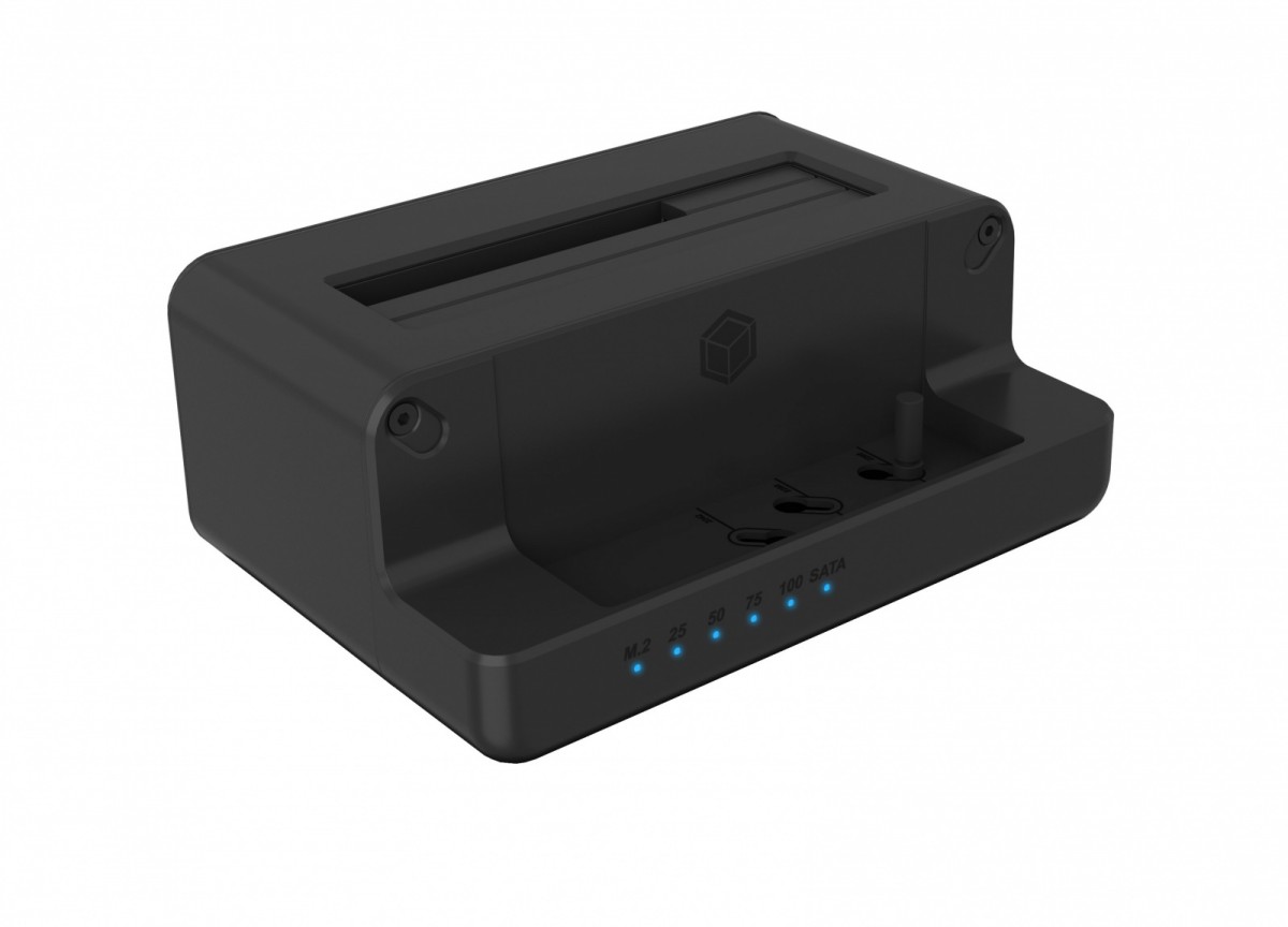 Adapteris raidsonic icy box ib-2914mscl-c31 m.2 nvme ssd &2.5''/3.5'' sata ssd/hdd