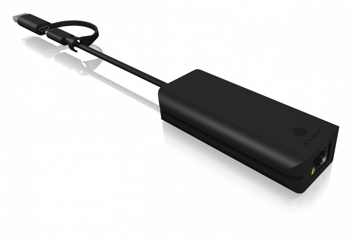 Icybox kabelis ib-lan100-c3 usb type-c į lan