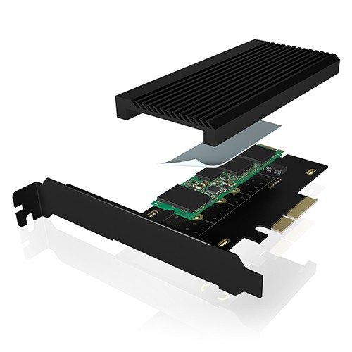 Icybox icy box ib-pci208-hs pci kortelė į m.2 ssd nvm